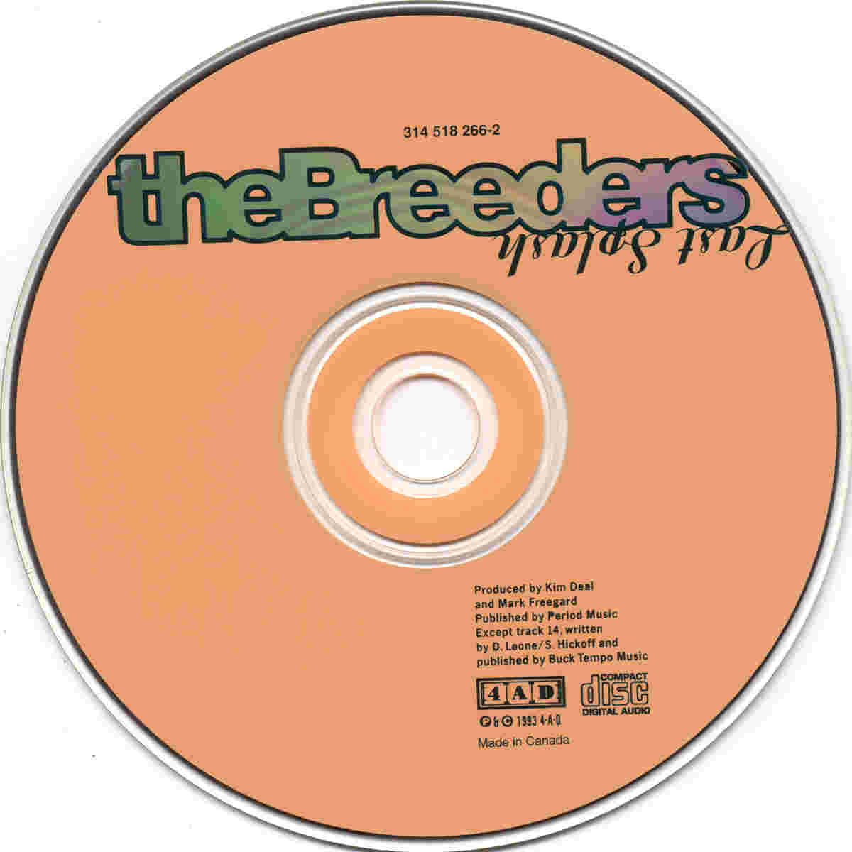 The Breeders  Last Splash : CD